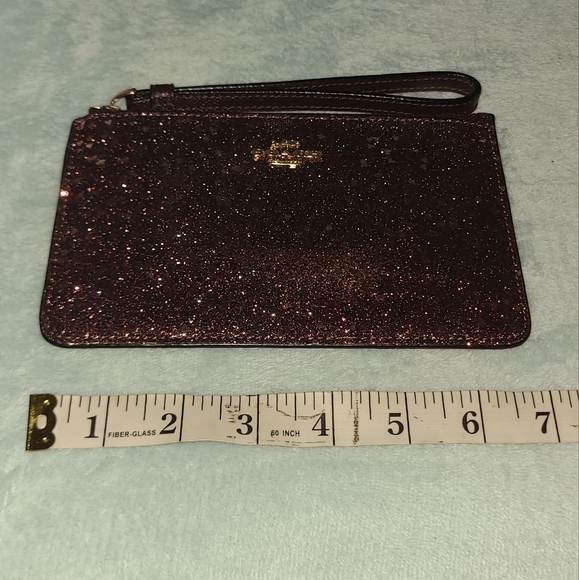 Coach Heart Glitter Wristlet - Picture 6 of 7